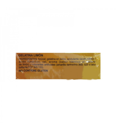 Gelatina sabor limón Gos Tozzo (200 g / 7.06 oz)