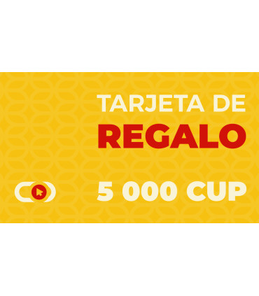 Tarjeta de Regalo 5000 CUP