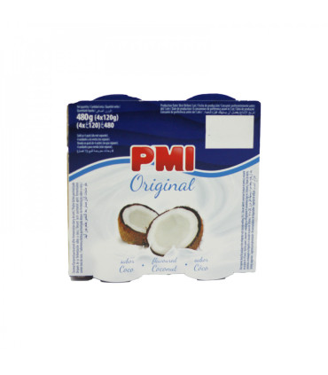 Yogurt de coco PMI Original (4 x 120 g / 4.23 oz)